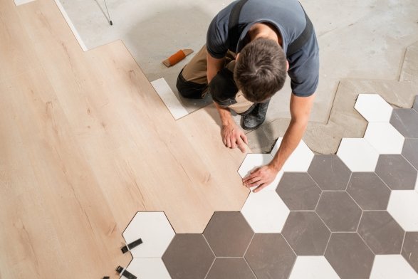 Flooring installation services in Bay Shore